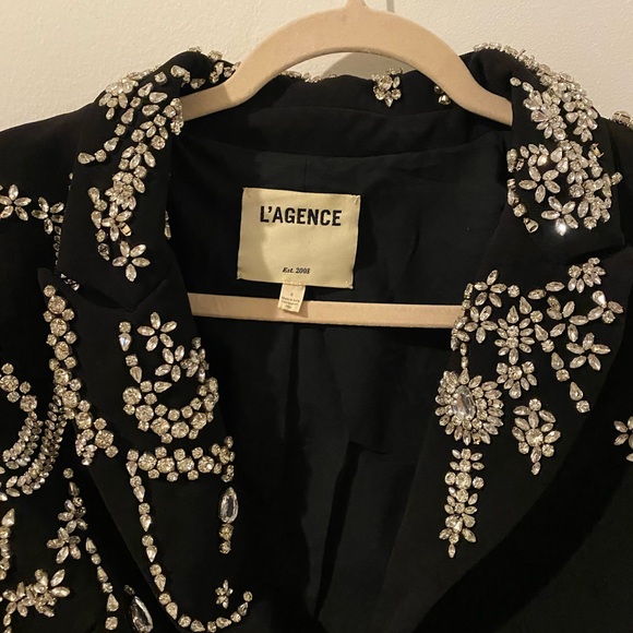 L’agence bejeweled black blazer - Picture 3 of 4